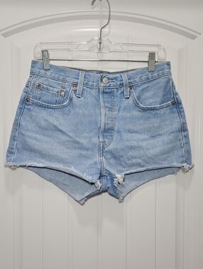 Levi's 501 Light Wash Denim Button Fly Women’s Shorts
